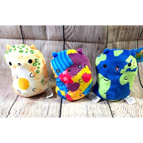 Cats Vs Pickles Lot Crazy‎ Quilt-Ramen-Catlas 4” stuffed plush - Picture 1 of 2